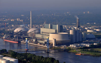 New construction of the Moorburg power plant