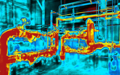 IR thermography on power plant components