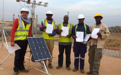 Solar Measurement Campaign for a Mine