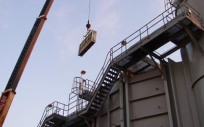 Retrofitting of an SCR system to a blast furnace gas boiler